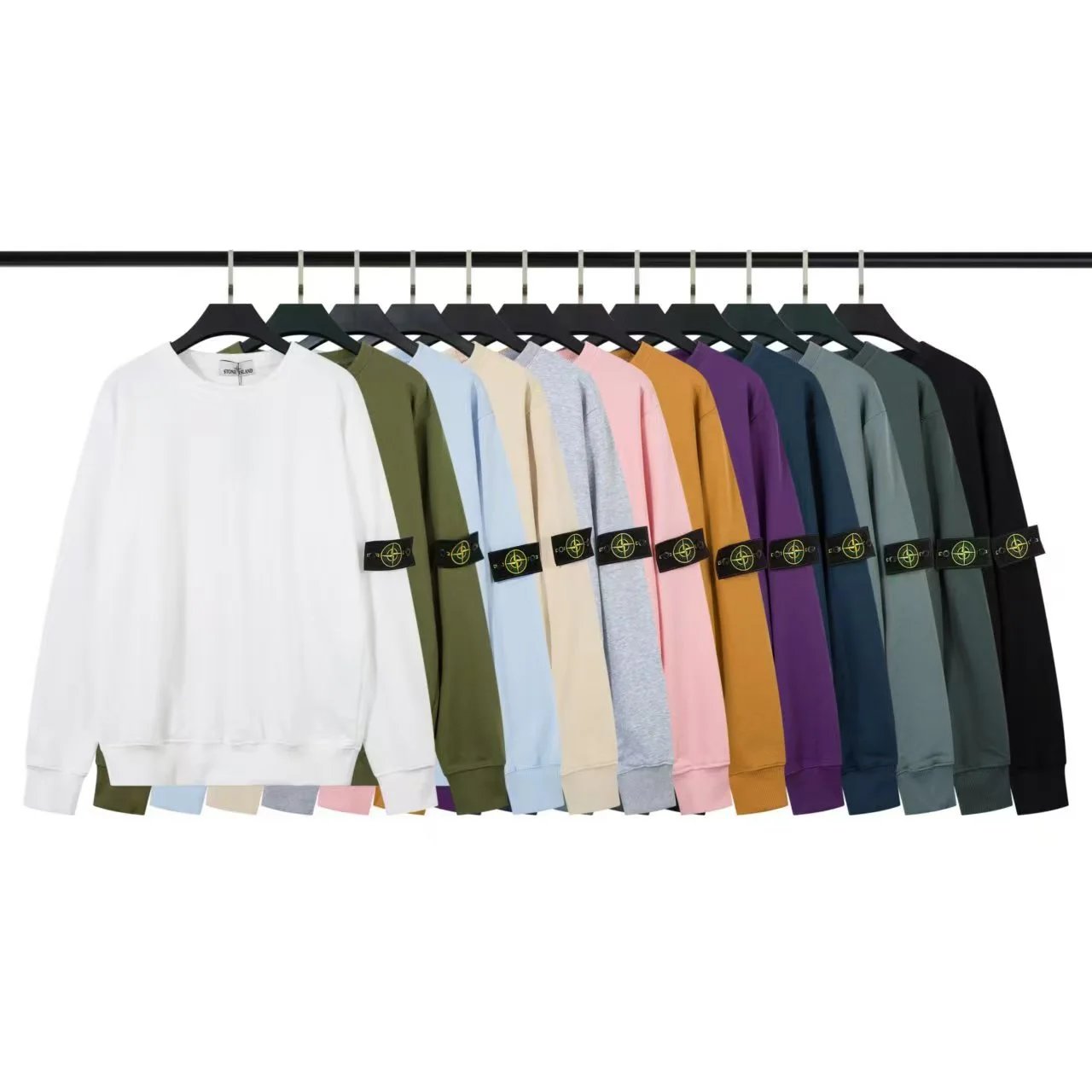Loose Crewneck Terry Hoodie