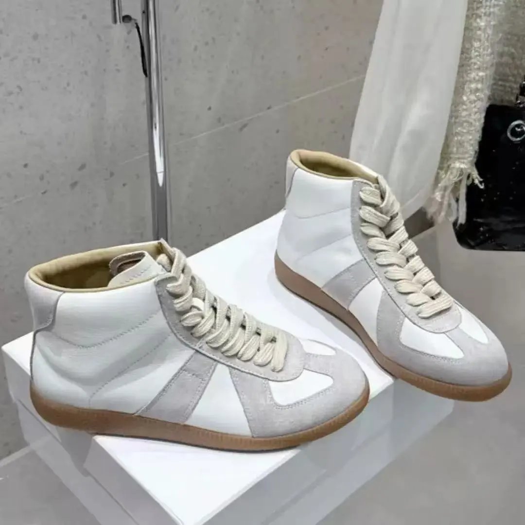 高帮白色