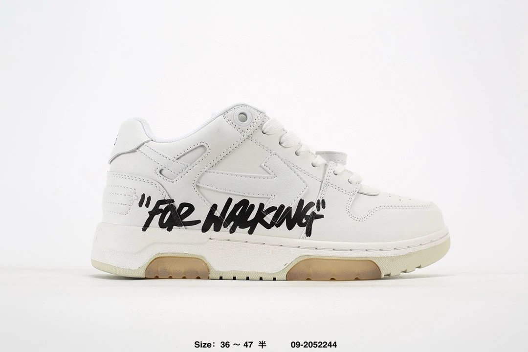 Panda shoes ow arrow couple sneakers color block chunky sole casual white shoes crh29