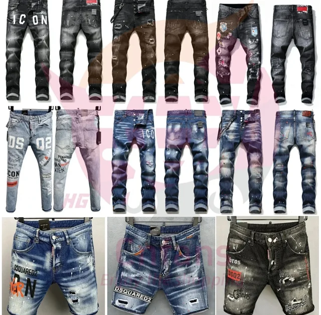 Dsquared2 Jeans Distressed paint-splatter Icon product detail image 1