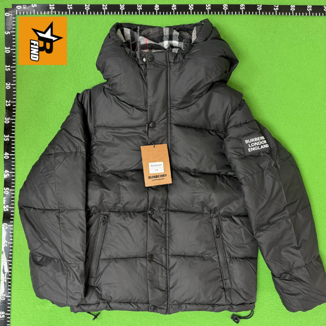 High Quality Down Jacket with Detachable Sleeves - Black