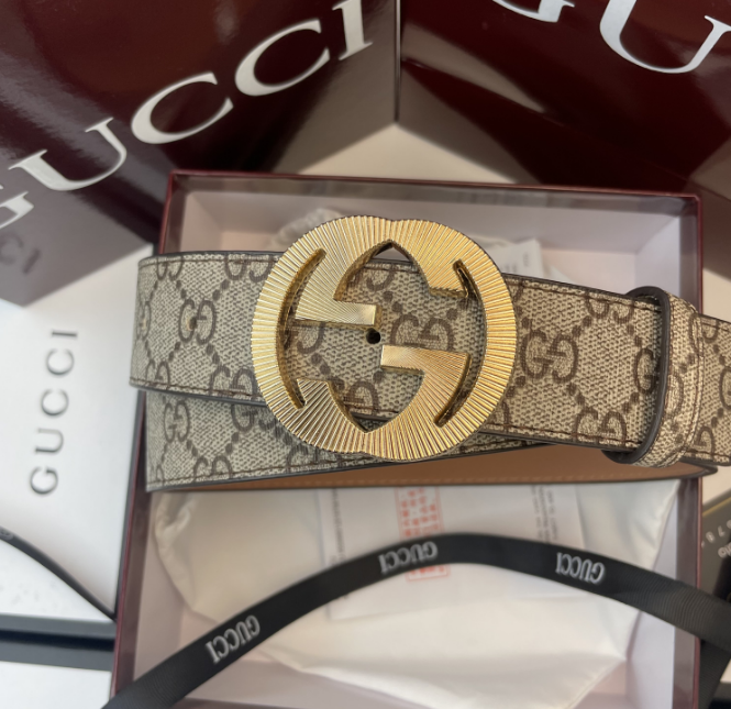 Gucci Belts Iridescent GG buckle belt — G-13