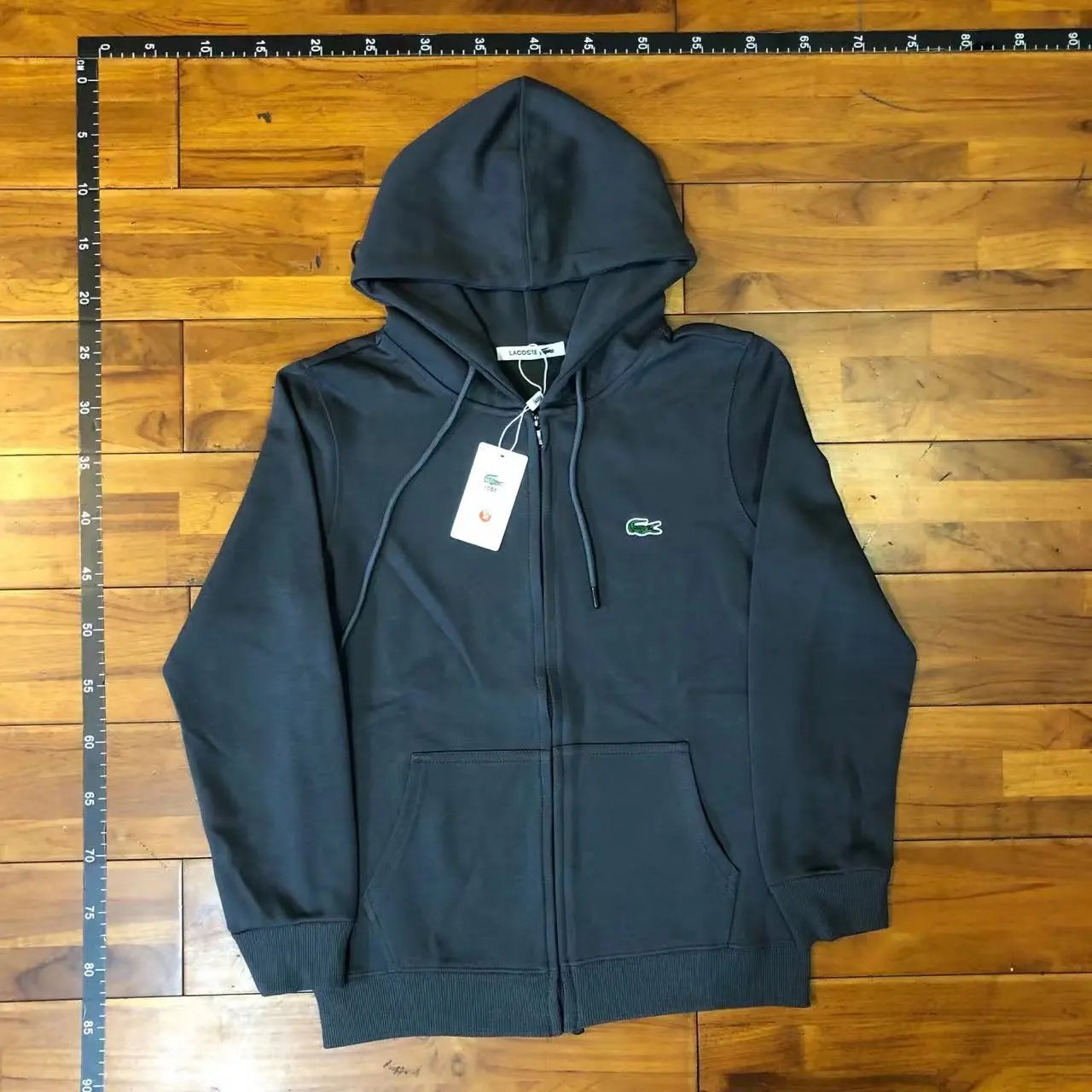 Black Zipper Sweatshirt