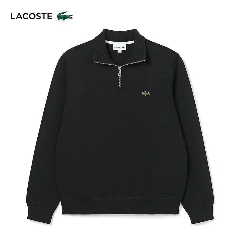 Half-Zip Hoodie - Black