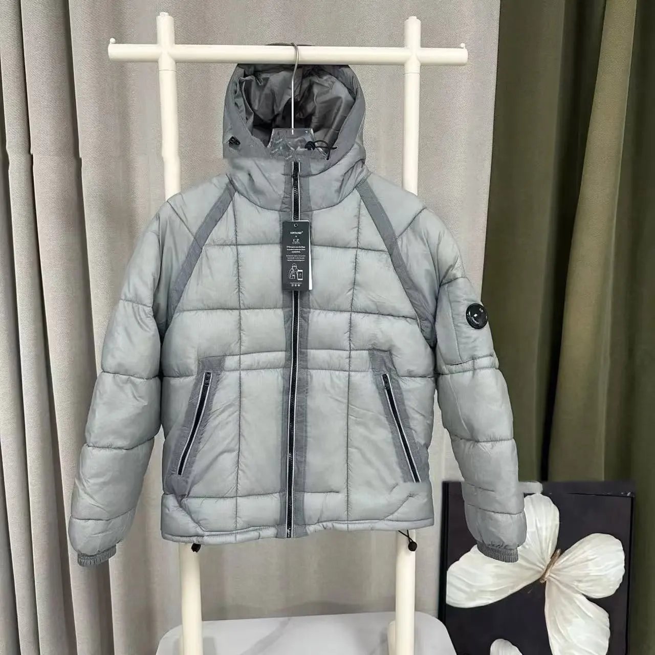 Down Jacket - Silver Gray