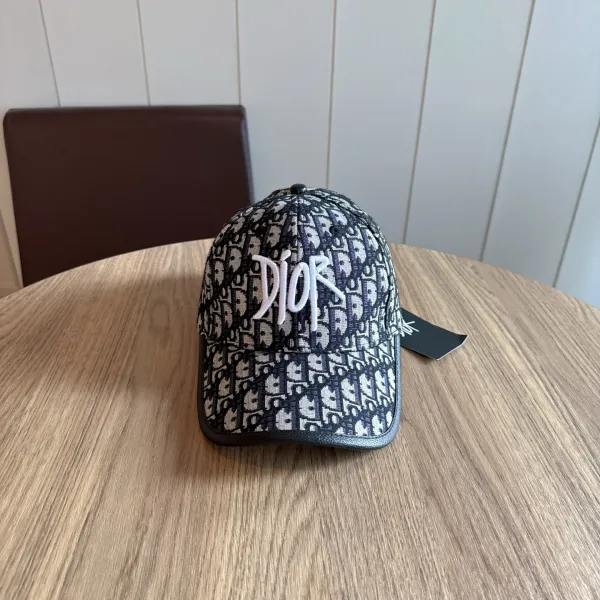 Dior Oblique Monogram Baseball Cap Multicolor - 1