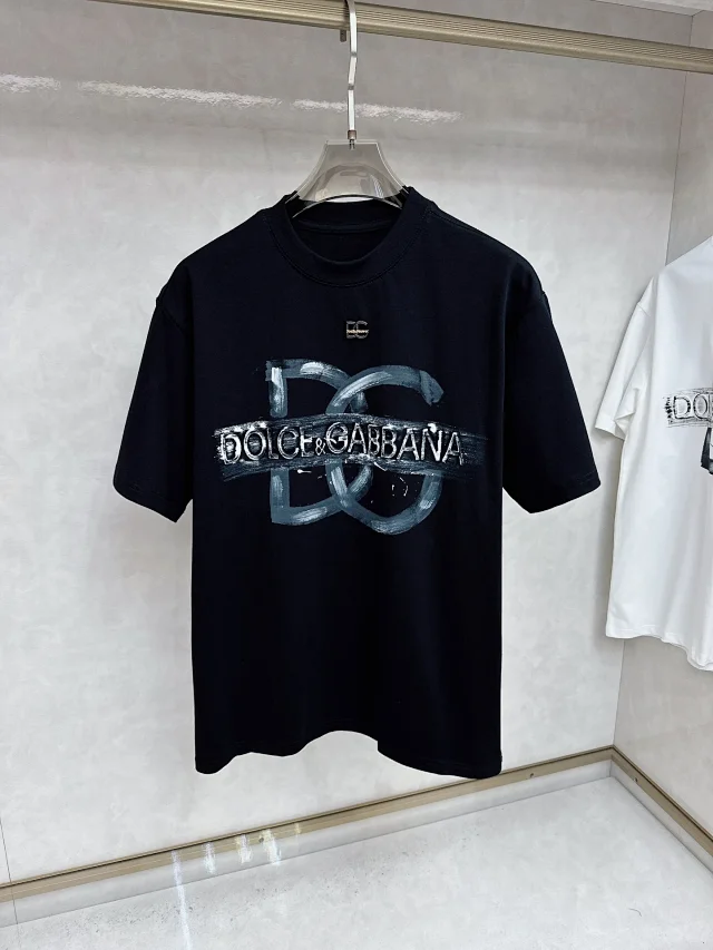 Dolce & Gabbana T-Shirts Short-Sleeve Logo Graphic T-Shirt product detail image 12