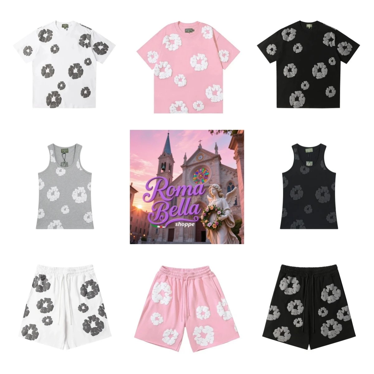 ZX-1 factory high-quality short sleeved shorts set (with first-class quality and complete labels)