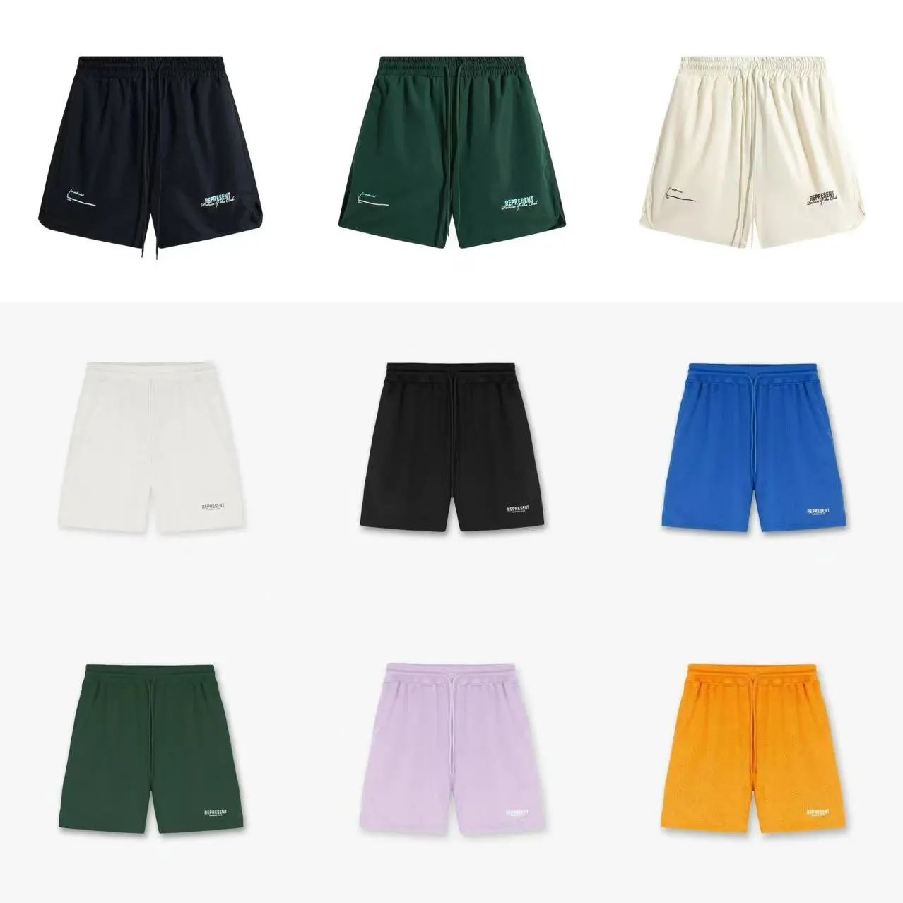 Represent Essential Shorts White - 2