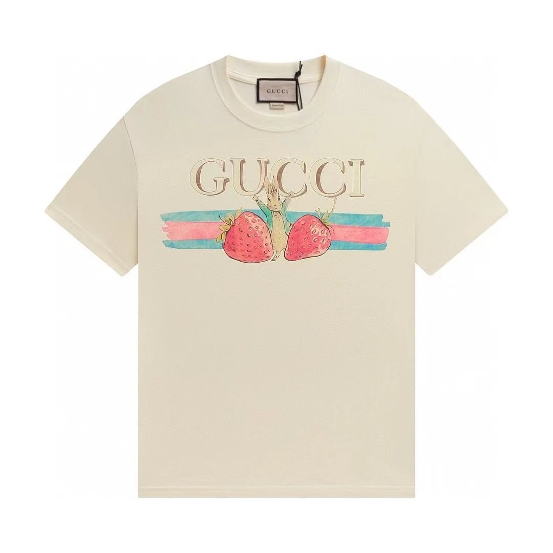 Gucci Shirts Short-Sleeve Polo Shirt — 38