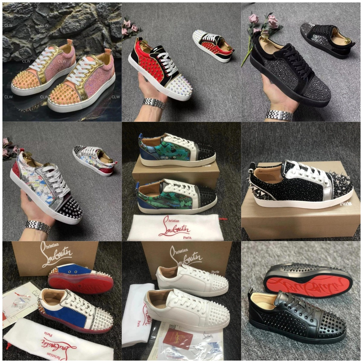 Christian Louboutin Spikes Sneakers [40 styles]