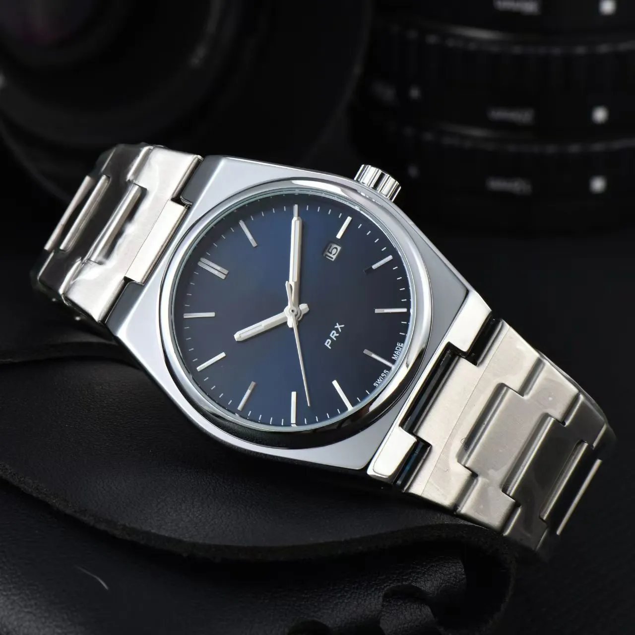 Tissot Watches PRX — Mechanical model – blue dial with steel bracelet