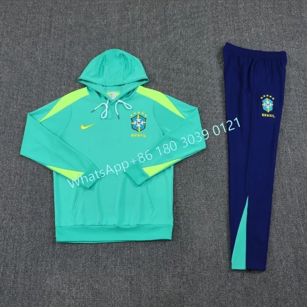 Nike France FFF Training Hoodie and Sweatpants Set Navy Blue Tracksuit - 12