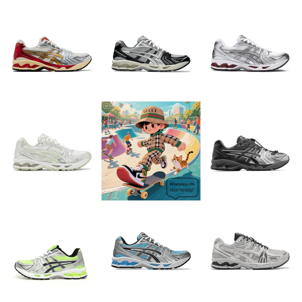 Asics Gel-Kayano Silver Runnin