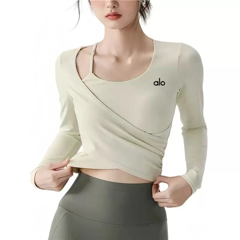瑜伽服-带胸垫-奶白色
