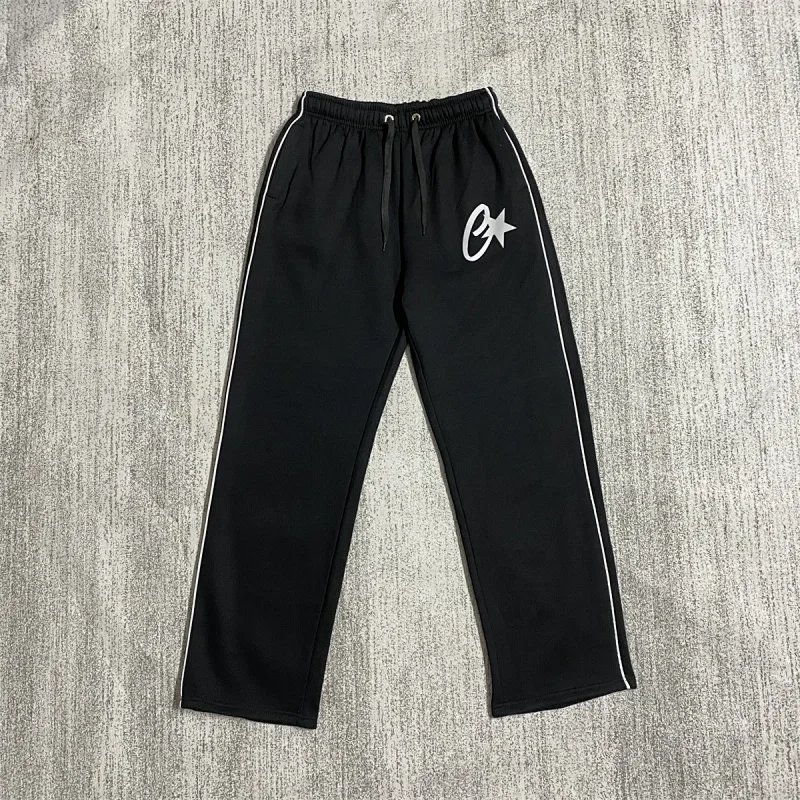 Corteiz Tracksuit Black with White Script Logo - 4