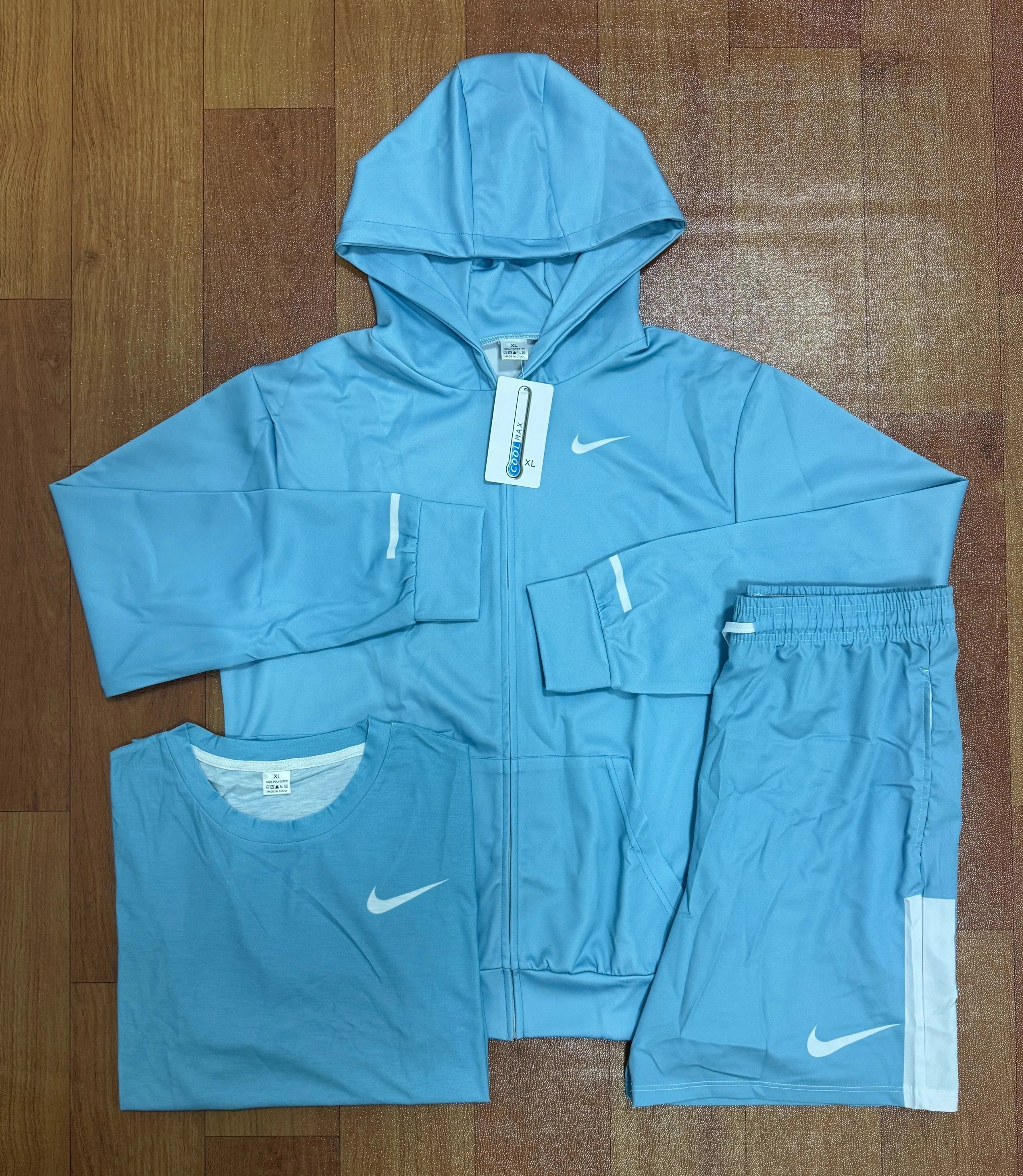 Nike Jackets Hooded zip-up windbreaker — Nike Set 06 (Pre-sale: 7 days; no returns or exchanges for non-quality issues)