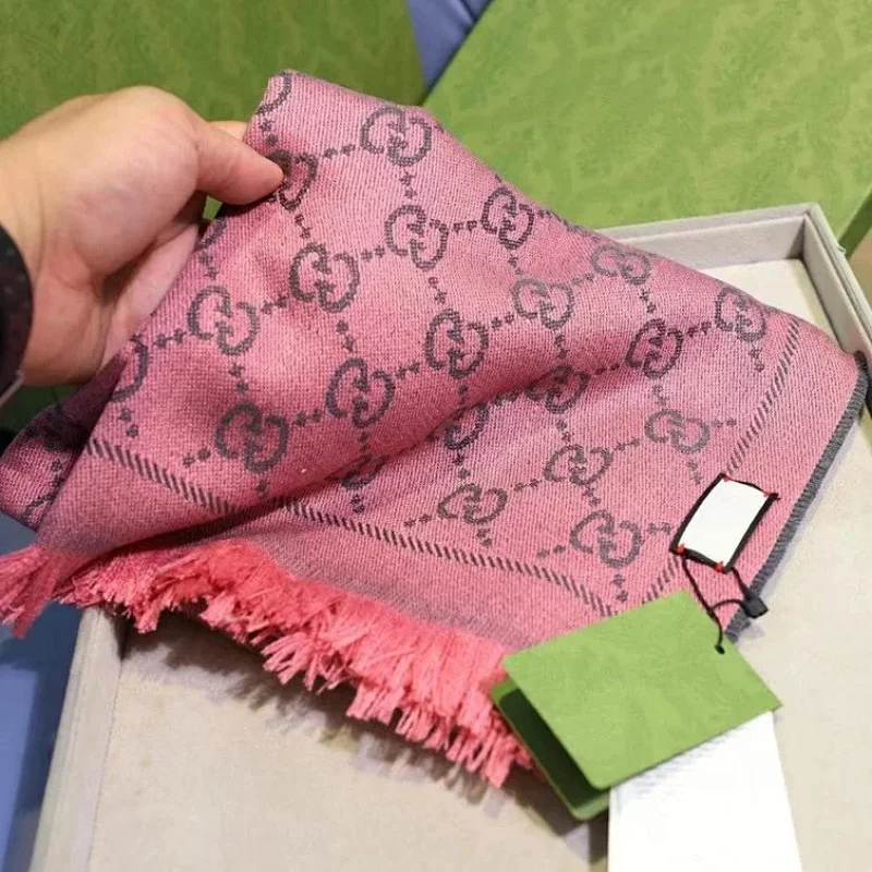 Gucci Pink GG Scarf