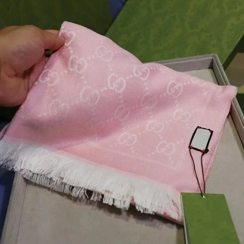Gucci Pink GG Scarf