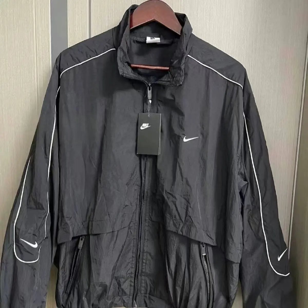 Coat 01- Reflective Strip Black