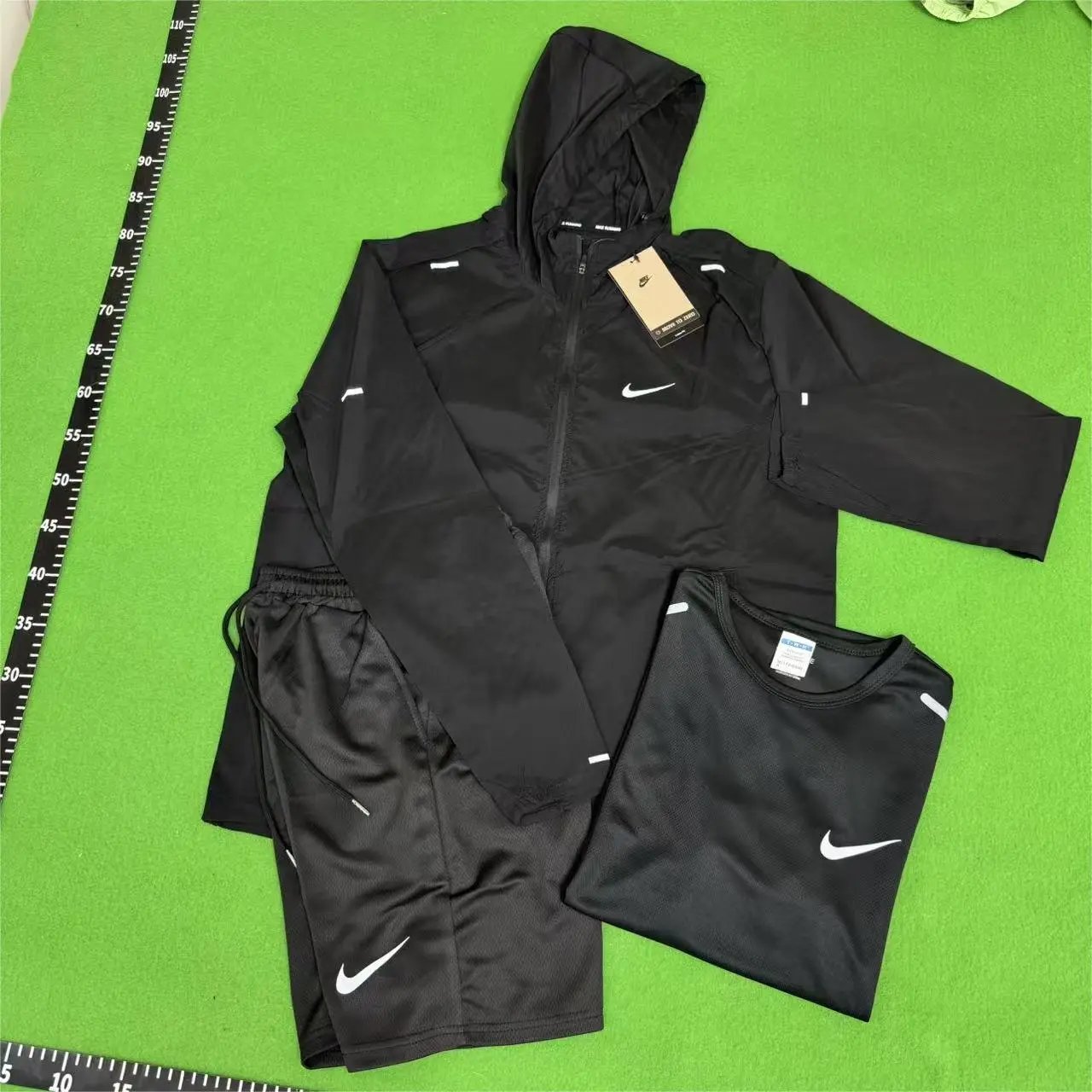 Nike Running Windbreaker Set Black Activewear