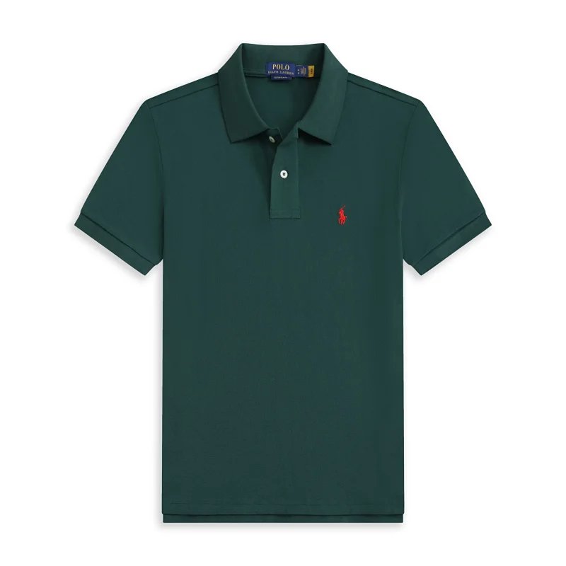 17 Dark Green Red Label