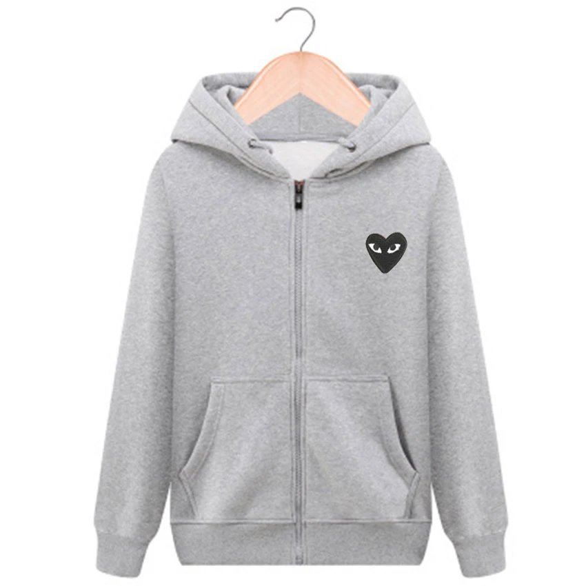 Gray Thin Style with Small Black Heart