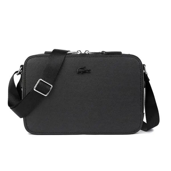 Lacoste Croco Mini Crossbody Bag Black - 1