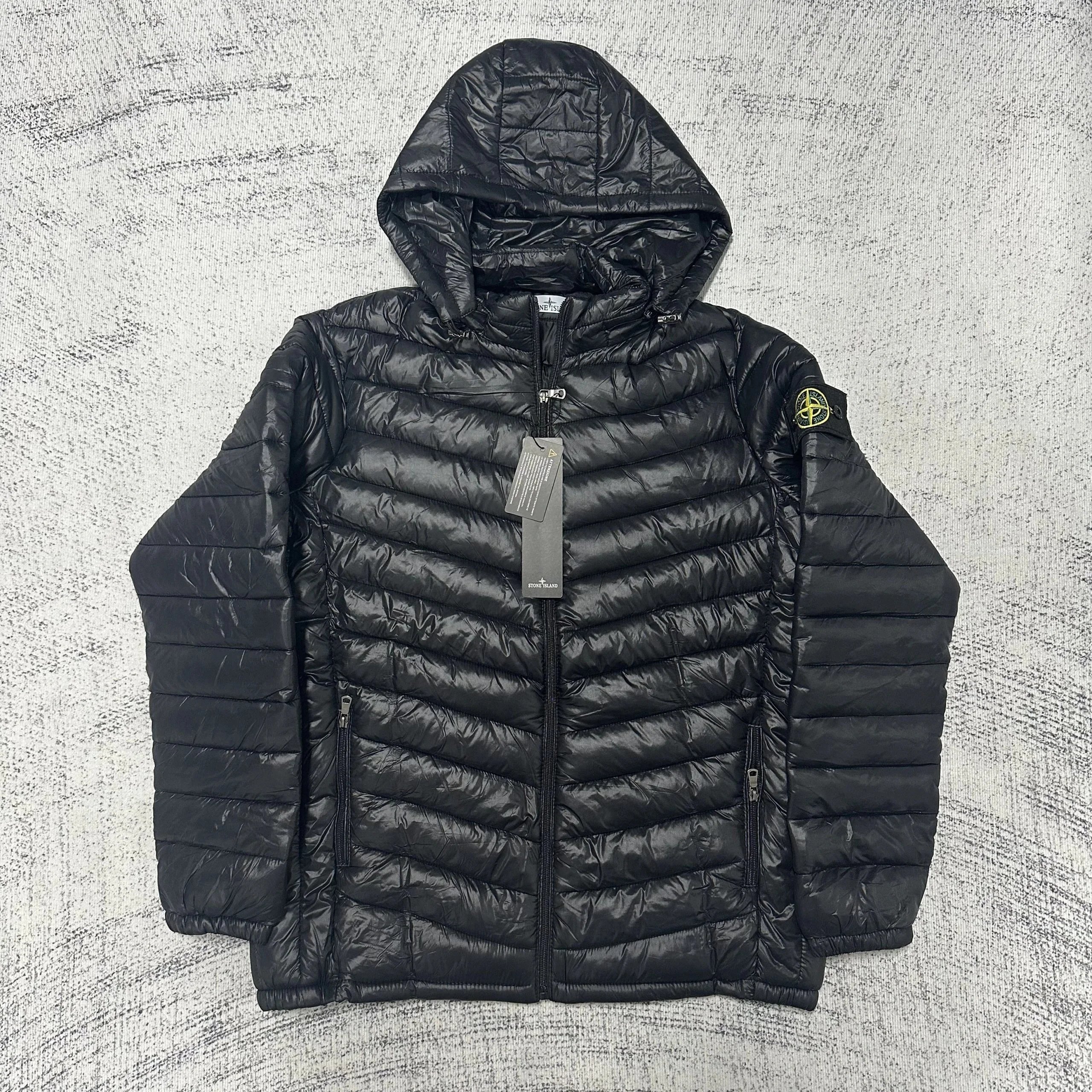 S Stone Lightweight Cotton Coat - Down Jacket