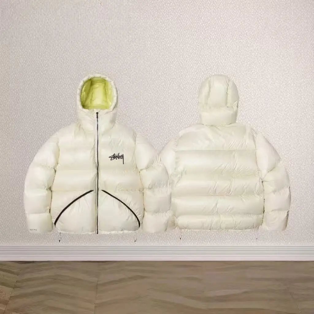 stussy03-米白色（羽绒服）