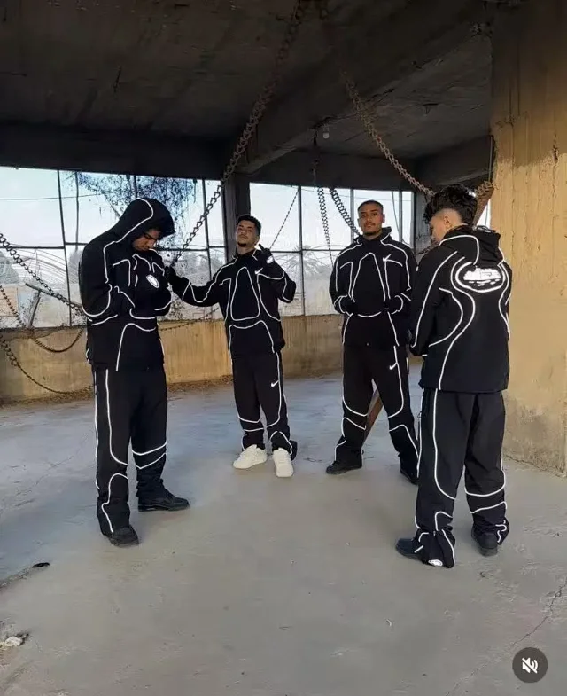 Nike Mixed apparel variants including trousers, quarter-zip tops, and a hooded puffer jacket product detail image 24