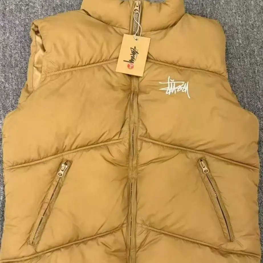 stussy01-马甲橘黄色