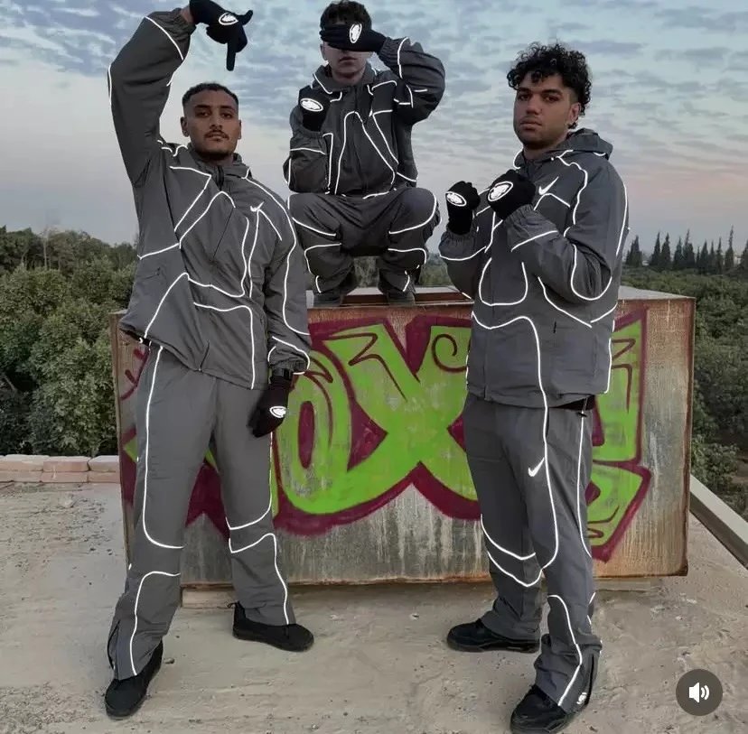 08 pants - reflective strip gray