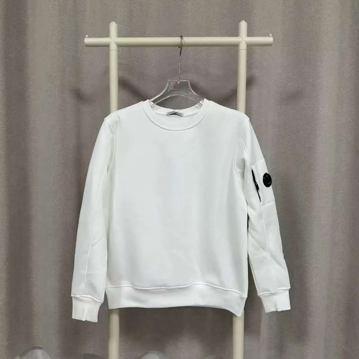 Hoodie - Pullover White (Fleece-Lined)