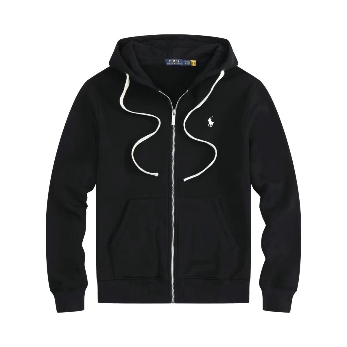 1. Black and white zipper label