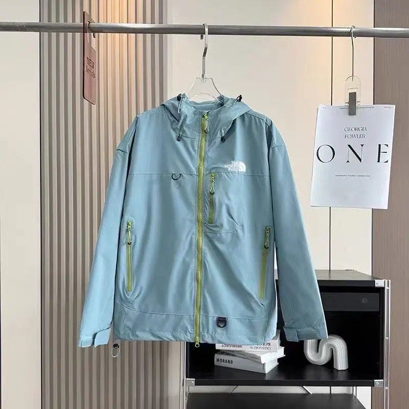 Nike Jackets Hooded Color-Block Zip Jacket — TNF-04