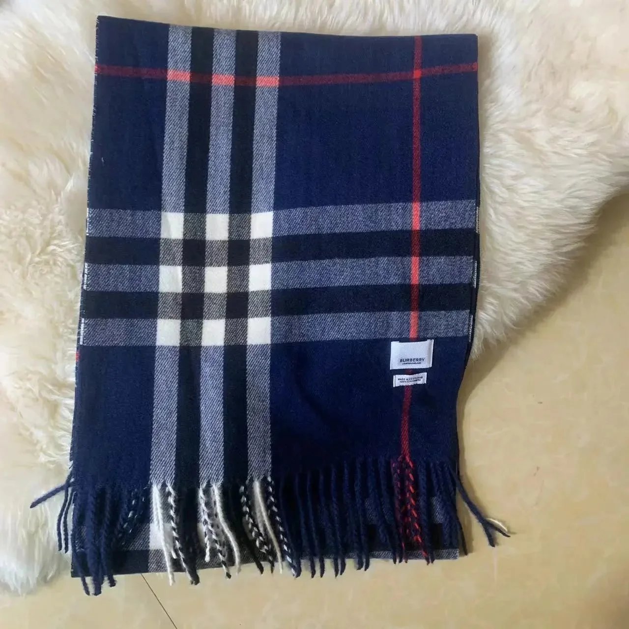 Burberry Navy Plaid 