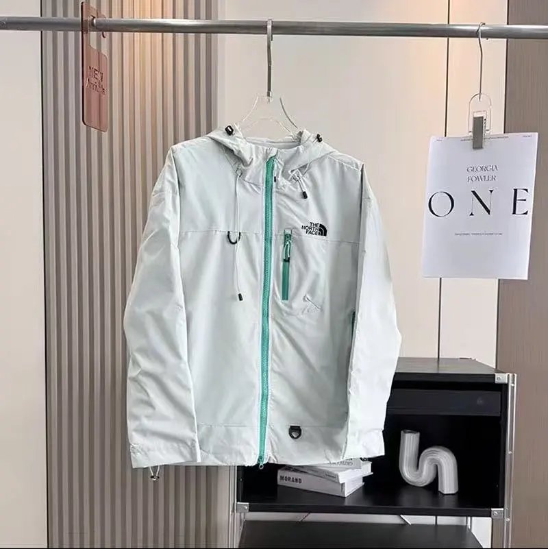 Nike Jackets Hooded Color-Block Zip Jacket — TNF-03