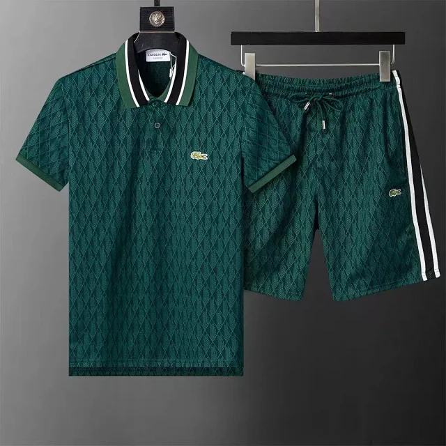 Lacoste Shorts Monogram Print Side-Stripe Drawstring product detail image 7
