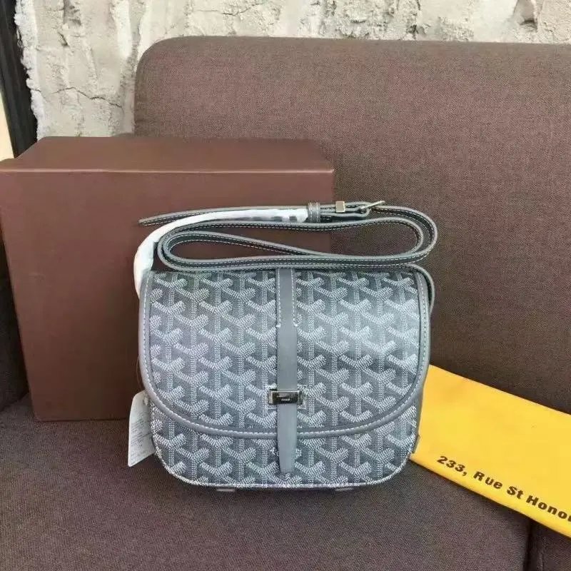 Burberry Crossbody Bags Logo Strap Bag — GY-Gray