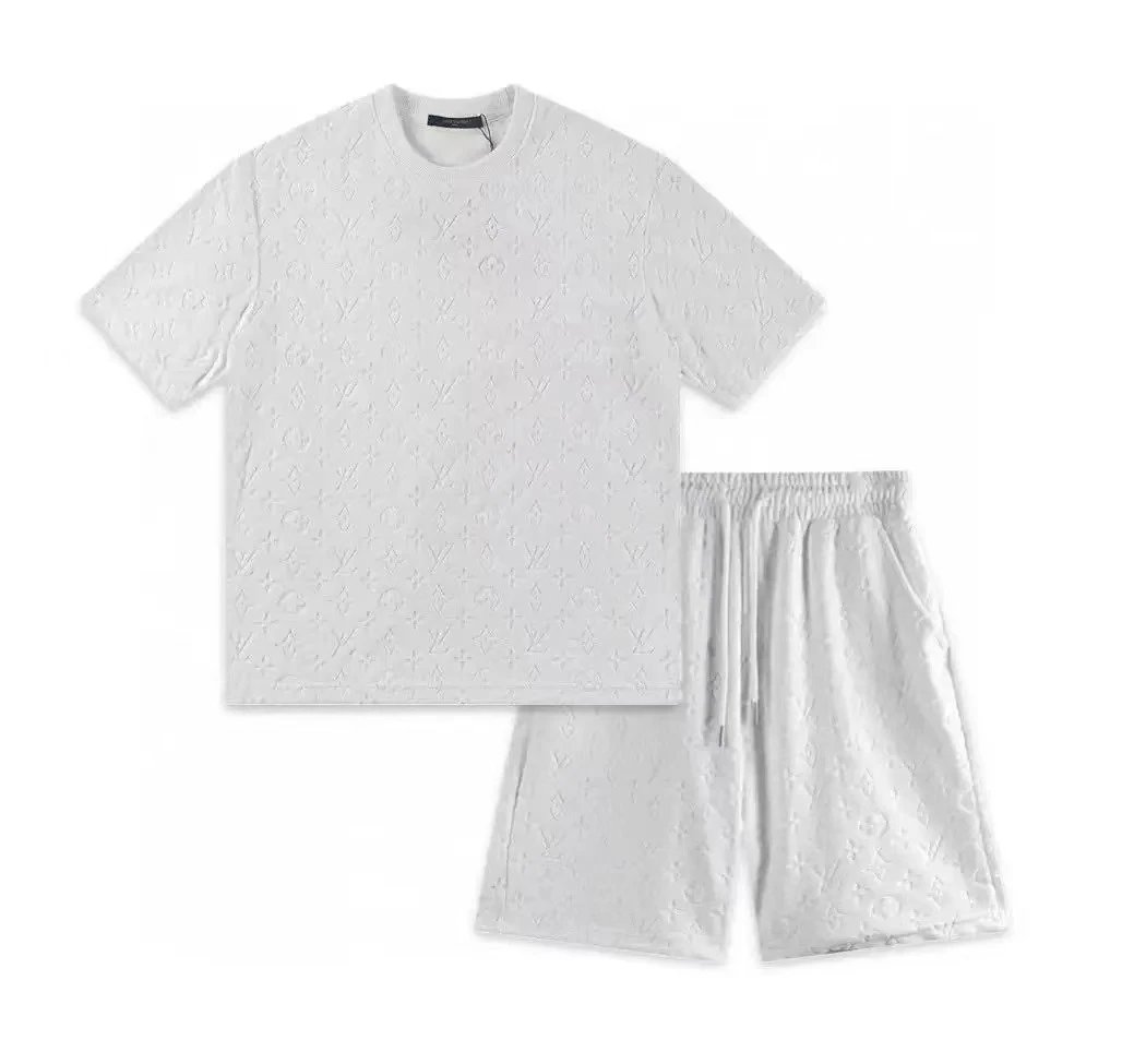 Louis Vuitton Monogram Checkered Polo and Shorts Set Brown - 11