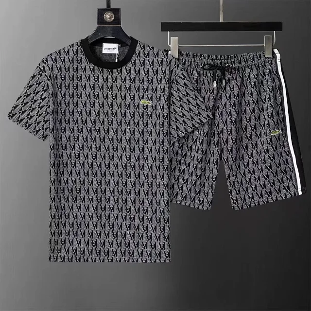 Lacoste Shorts Monogram Print Side-Stripe Drawstring product detail image 6