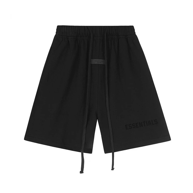 Fear of God Fear of God Essentials Black Drawstring Shorts Black