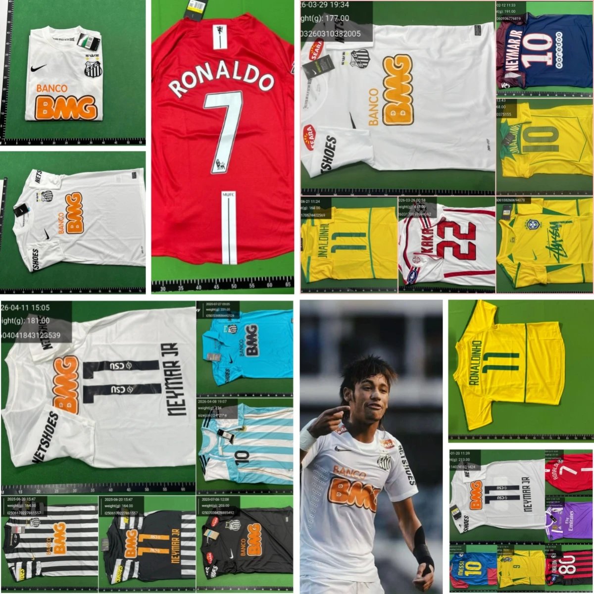 Brazil 2012 Santos commemorative football jersey
