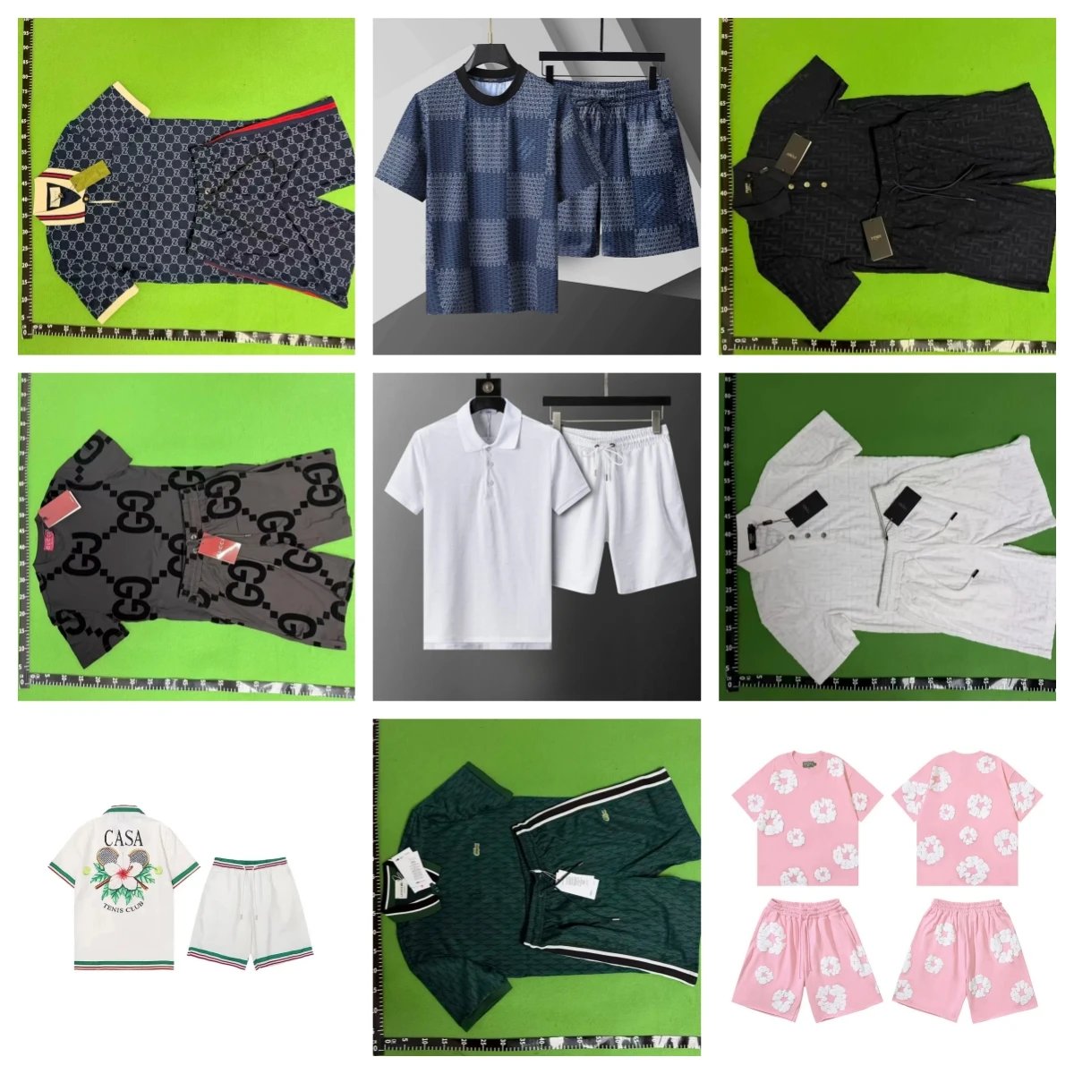01- Clearance Short Sleeve Set Bundle WhatsApp+86 199 2468 1038