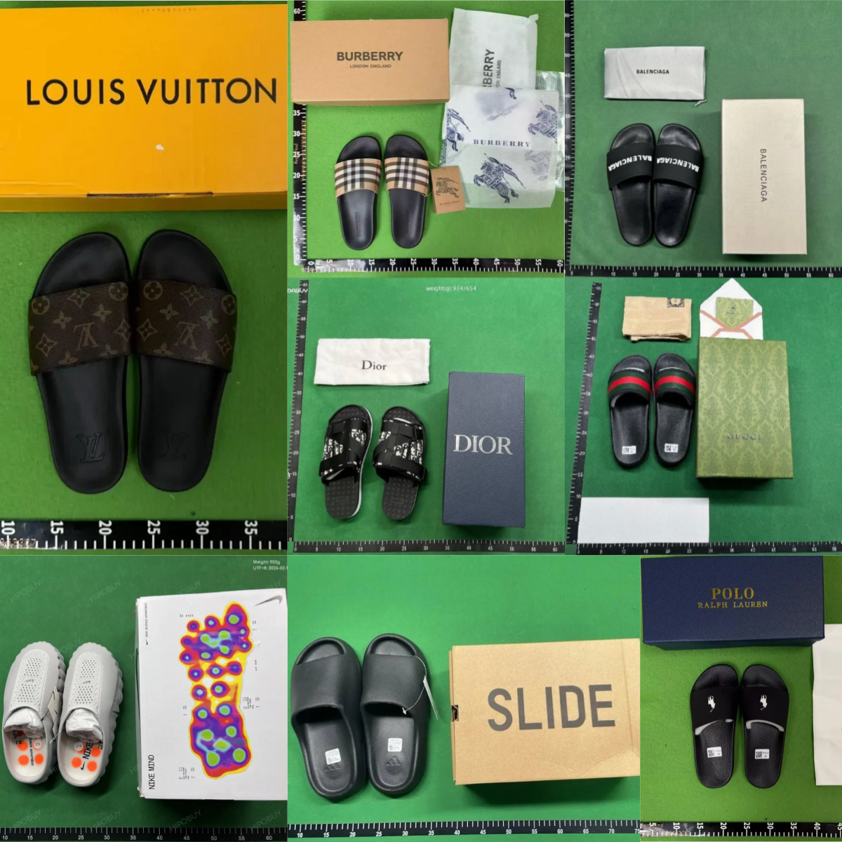 ABC Premium Slippers (Click on the size to view images)