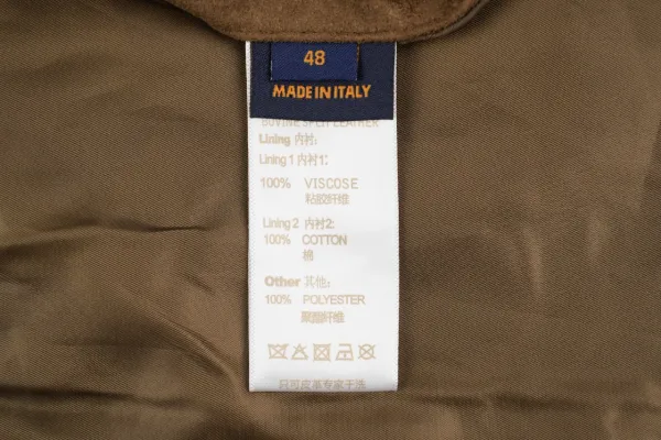 Louis Vuitton Monogram Suede Shirt Jacket Brown Outerwear - 9