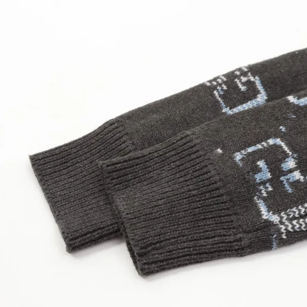 Gucci GG Monogram Knit Cardigan Black - 7