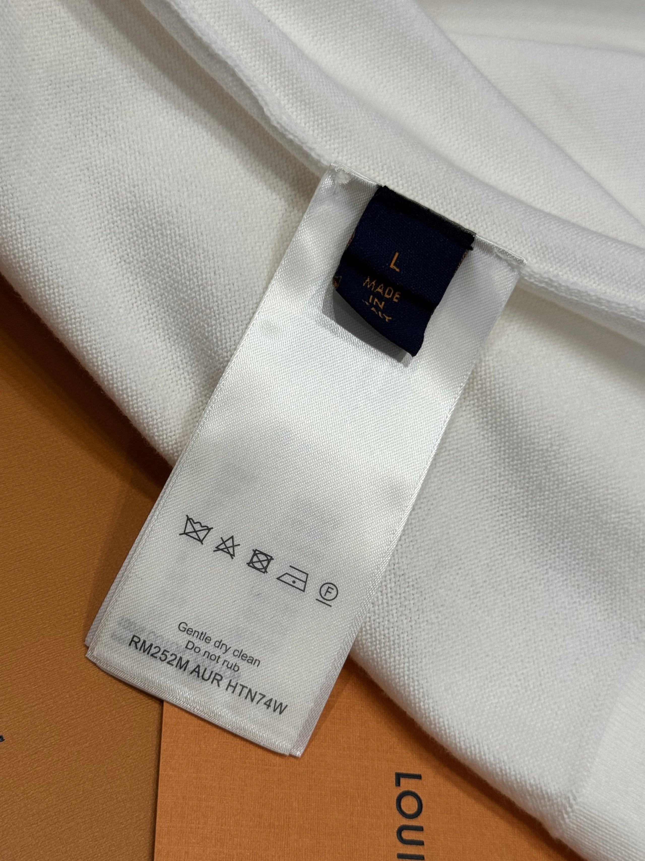Louis Vuitton Mount Fuji Embroidered T-Shirt White - 7