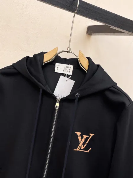 Louis Vuitton Monogram Embroidered White Hoodie and Sweatpants Set - 8
